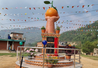 मनकामनामा सुन्तलाको प्रतिमा निर्माण